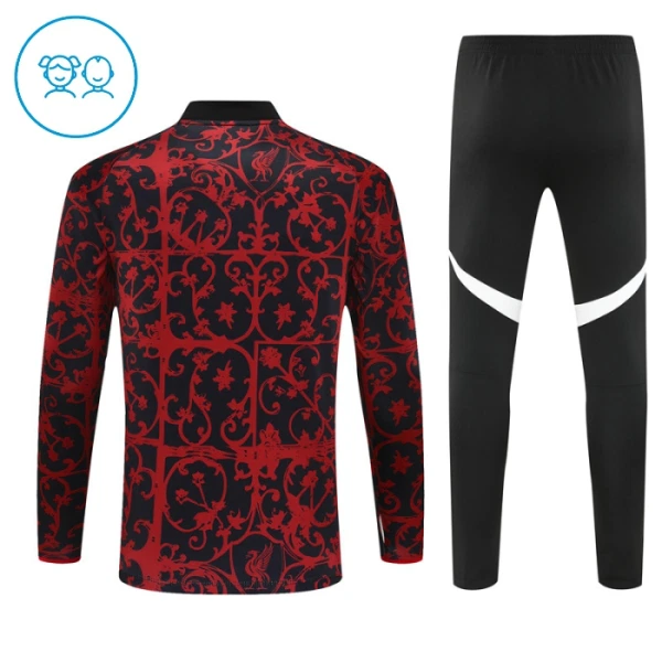Liverpool Träningströjasats Quarter-Zip Barn 2025/26 Svart