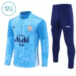Manchester City Träningströjasats Quarter-Zip Barn 2025/26 Blå