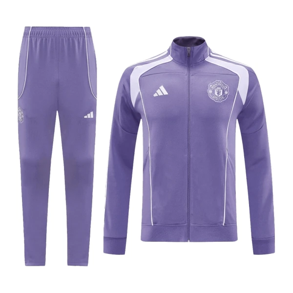 Manchester United Träningsjacka kostymer 2025/26 Lila