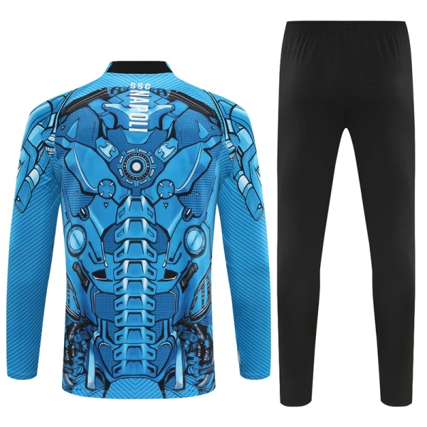 Napoli Träningströjasats Quarter-Zip 2025/26 Blå