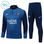 Paris Saint-Germain Träningströjasats Quarter-Zip Barn 2025/26 Blå