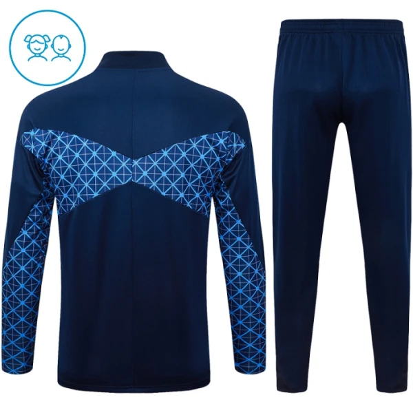 Paris Saint-Germain Träningströjasats Quarter-Zip Barn 2025/26 Blå