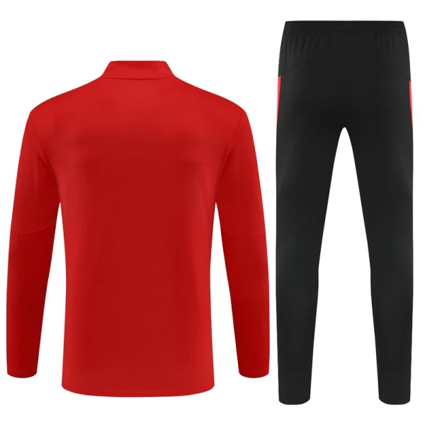 Portugal Träningströjasats Quarter-Zip 2025/26 Röd