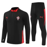 Portugal Träningströjasats Quarter-Zip 2025/26 Svart