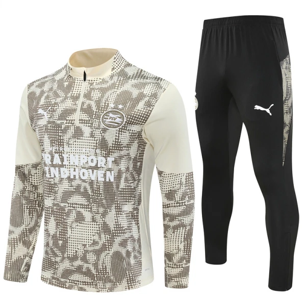 PSV Eindhoven Träningströjasats Quarter-Zip 2025/26 Grå