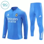 Real Madrid Träningströjasats Quarter-Zip Barn 2025/26 Blå