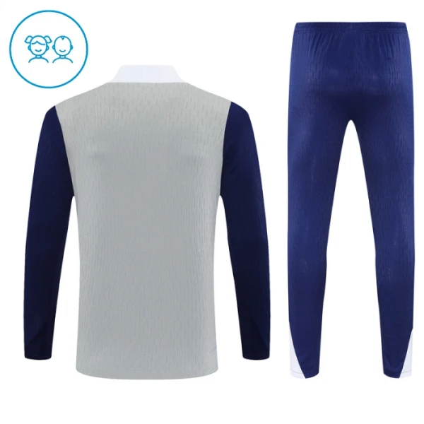 Tottenham Hotspur Träningströjasats Quarter-Zip Barn 2025/26 Grå