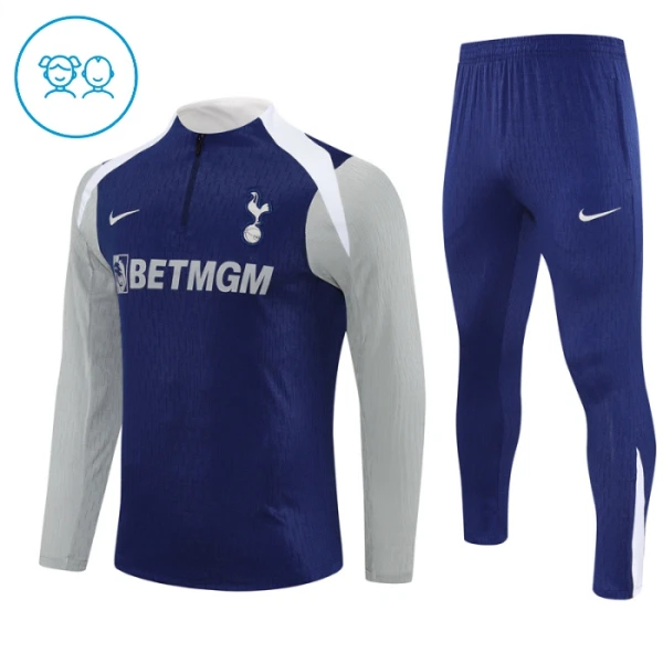 Tottenham Hotspur Träningströjasats Quarter-Zip Barn 2025/26 Navy