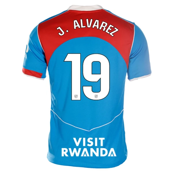 Atlético Madrid J. Alvarez 19 Fotbollströja Barn Tredje 2025/26