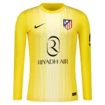 Atlético Madrid Målvakt Fotbollströja 2025/26 Gul Långärmad