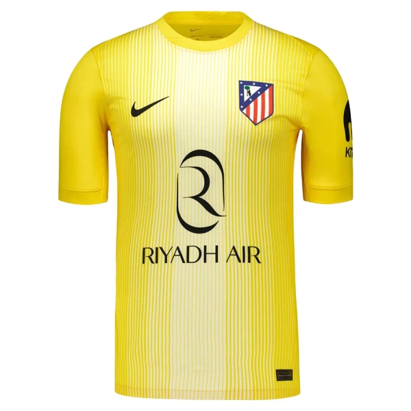 Atlético Madrid Målvakt Fotbollströja Barn 2025/26 Gul