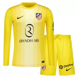 Atlético Madrid Målvakt Fotbollströja Barn 2025/26 Gul Långärmad Atlético Madrid Målvakt Fotbollströja Barn 2025/26 Gul Långärmad
