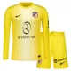 Atlético Madrid Målvakt Fotbollströja Barn 2025/26 Gul Långärmad