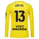 Atlético Madrid Oblak 13 Målvakt Fotbollströja 2025/26 Gul Långärmad