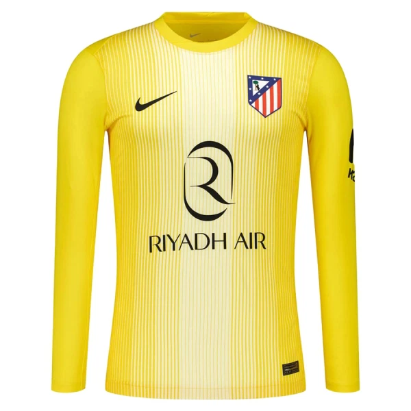 Atlético Madrid Oblak 13 Målvakt Fotbollströja 2025/26 Gul Långärmad