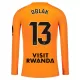 Atlético Madrid Oblak 13 Målvakt Fotbollströja 2025/26 Orange Långärmad