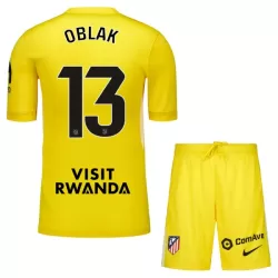 Atlético Madrid Oblak 13 Målvakt Fotbollströja Barn 2025/26 Gul Atlético Madrid Oblak 13 Målvakt Fotbollströja Barn 2025/26 Gul