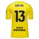 Atlético Madrid Oblak 13 Målvakt Fotbollströja Barn 2025/26 Gul