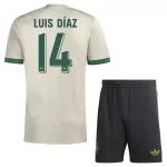 FC Bayern München Oktoberfest Luis Díaz 14 Fotbollströja Barn 2025/26