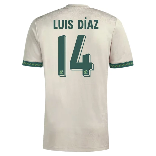 FC Bayern München Oktoberfest Luis Díaz 14 Fotbollströja Barn 2025/26