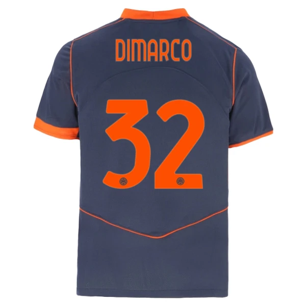 Inter Milan Dimarco 32 Fotbollströja Tredje 2025/26