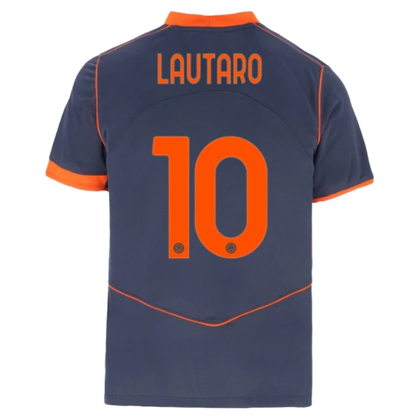 Inter Milan Lautaro Martinez 10 Fotbollströja Tredje 2025/26