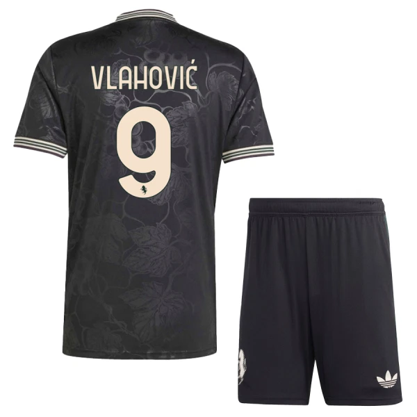 Juventus Vlahovic 9 Fotbollströja Barn Tredje 2025/26