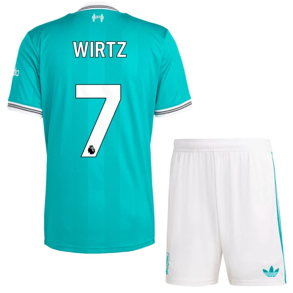 Liverpool Wirtz 7 Fotbollströja Barn Tredje 2025/26