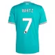 Liverpool Wirtz 7 Fotbollströja Barn Tredje 2025/26