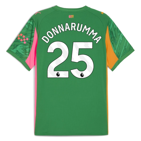 Manchester City Gianluigi Donnarumma 25 Målvakt Fotbollströja 2025/26 Grön