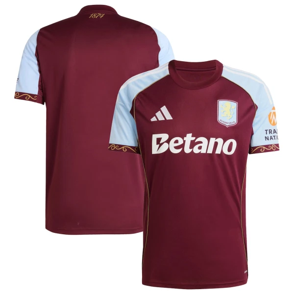 Aston Villa Fotbollströja Hemma 2025/26
