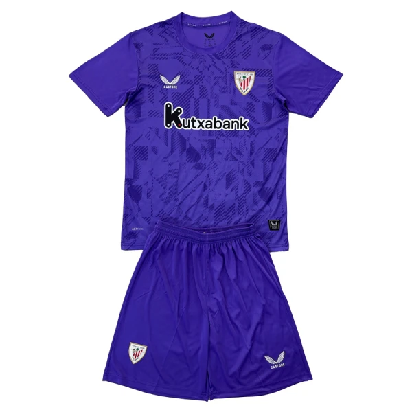 Athletic Bilbao Målvakt Fotbollströja Barn 2025/26 Lila