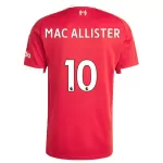 Liverpool Mac Allister 10 Fotbollströja Hemma 2025/26