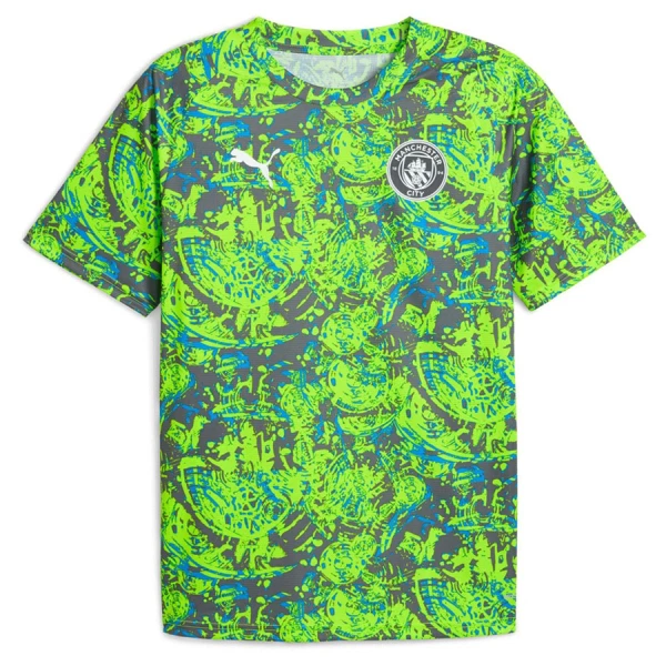 Manchester City Pre-Match Fotbollströja 2025/26 Grön