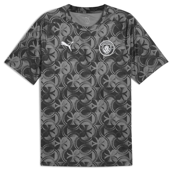 Manchester City Pre-Match Fotbollströja 2025/26 Svart