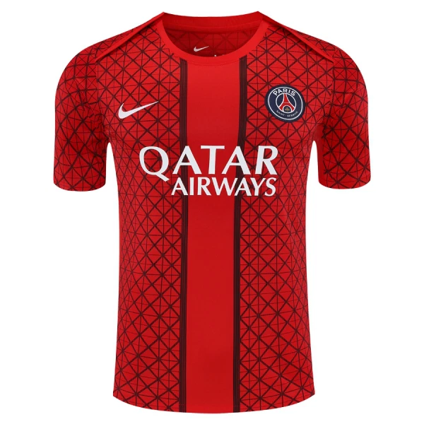 Paris Saint-Germain Pre-Match Fotbollströja 2025/26 Röd
