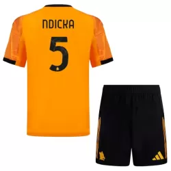 AS Roma Ndicka 5 Fotbollströja Barn Borta 2025/26 AS Roma Ndicka 5 Fotbollströja Barn Borta 2025/26