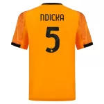 AS Roma Ndicka 5 Fotbollströja Borta 2025/26
