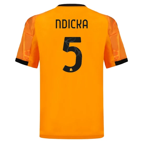 AS Roma Ndicka 5 Fotbollströja Borta 2025/26