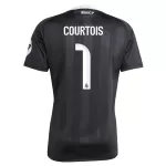 Real Madrid Courtois 1 Målvakt Fotbollströja 2025/26 Svart