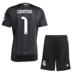 Real Madrid Courtois 1 Målvakt Fotbollströja Barn 2025/26 Svart Real Madrid Courtois 1 Målvakt Fotbollströja Barn 2025/26 Svart