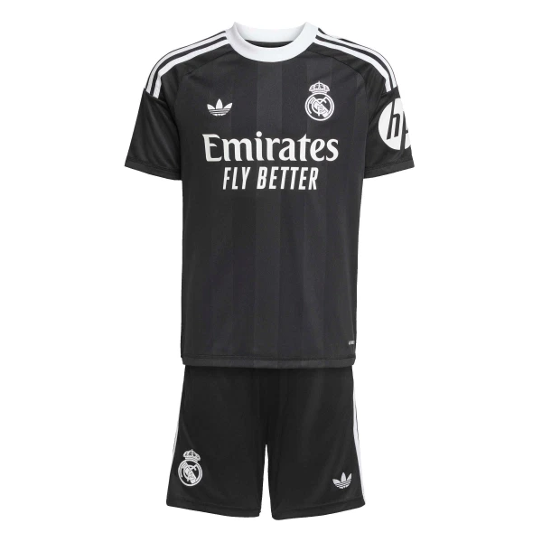Real Madrid Målvakt Fotbollströja Barn 2025/26 Svart
