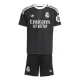 Real Madrid Målvakt Fotbollströja Barn 2025/26 Svart