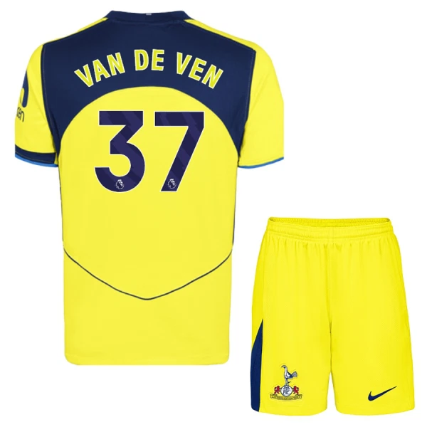 Tottenham Hotspur Van De Ven 37 Fotbollströja Barn Tredje 2025/26