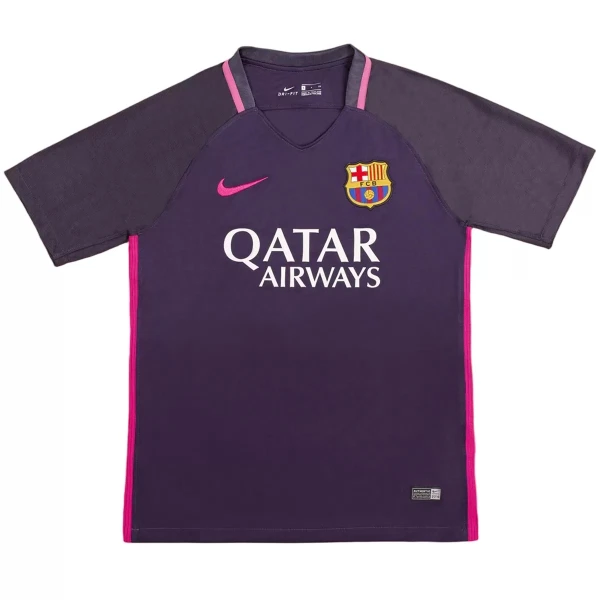 Barcelona Messi 10 2016-17 Fotbollströja Borta Retro