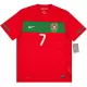 Portugal Ronaldo 7 2010 Fotbollströja Hemma Retro