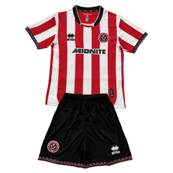 Sheffield United Fotbollströja Barn Hemma 2025/26 Sheffield United Fotbollströja Barn Hemma 2025/26