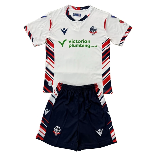 Bolton Wanderers Fotbollströja Barn Hemma 2025/26 Bolton Wanderers Fotbollströja Barn Hemma 2025/26