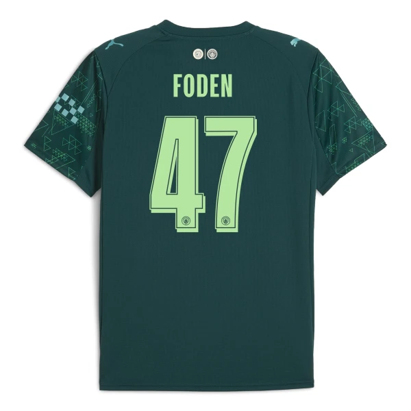 Manchester City Foden 47 Fotbollströja Fjärde EA Sport 2025/26 Manchester City Foden 47 Fotbollströja Fjärde EA Sport 2025/26