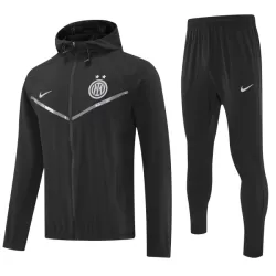 Inter Milan Träningsjacka Hoodie-dräkt 2025/26 Svart Inter Milan Träningsjacka Hoodie-dräkt 2025/26 Svart